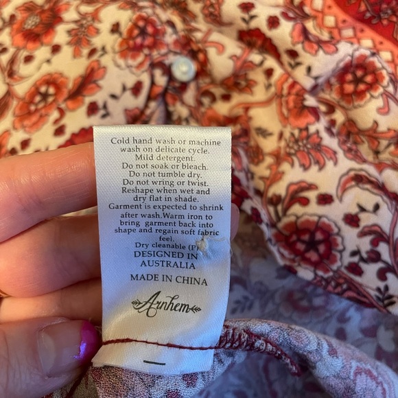 Arnhem Esmee Blouse in Ruby - Picture 7 of 7